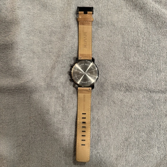 MVMT Men's Chrono Gun Metal/Sandstone Watch (45MM) With Original Box/User Manual - Picture 4 of 13